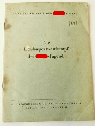 Arbeitsrichtlinien der Hitler-Jugend - Der...