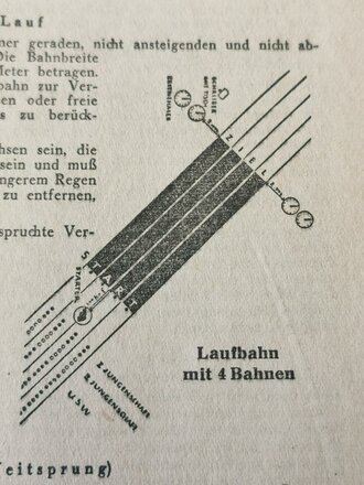 Arbeitsrichtlinien der Hitler-Jugend - Der Reichssportwettkampf der Hitler-Jugend, datiert 1942, 128 Seiten, A5