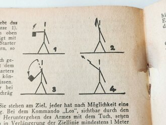 Arbeitsrichtlinien der Hitler-Jugend - Der Reichssportwettkampf der Hitler-Jugend, datiert 1942, 128 Seiten, A5