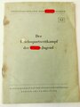 Arbeitsrichtlinien der Hitler-Jugend - Der Reichssportwettkampf der Hitler-Jugend, datiert 1942, 128 Seiten, A5