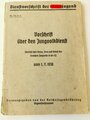 Dienstvorschrift der Hitlerjugend Dv.DJ. 0.1. Vorschrift über den Jungvolkdienst vom 1.7.1938, 64 Seiten, A5