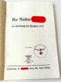 Die Reden Hitlers am Parteitag der Freiheit 1935 - Zentralverlag der NSDAP, 88 Seiten, A5, gebraucht