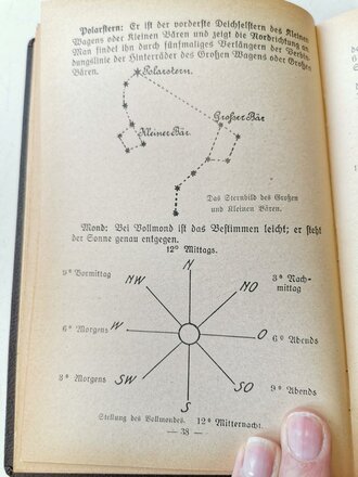 Spähen und Streifen - Ein Jugendbuch für Sport und Spiel in Wald und Feld, 160 Seiten, mit Widmung von 1934, ca. A5