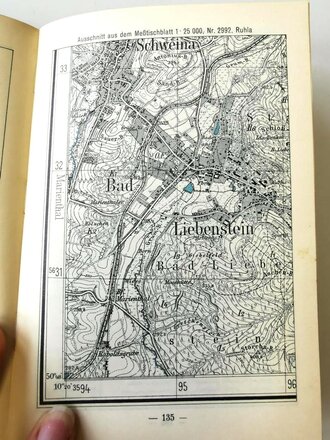 Spähen und Streifen - Ein Jugendbuch für Sport und Spiel in Wald und Feld, 160 Seiten, mit Widmung von 1934, ca. A5