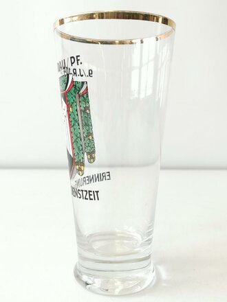 Infanterie Regiment 104 Landau/Pfalz, 0,5 Liter Glas in gutem Zustand, unbeschädigtes Stück