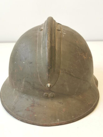 Frankreich, Stahlhelm M26, Originallack, ohne Abzeichen