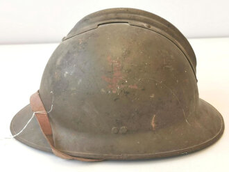 Frankreich, Stahlhelm M26, Originallack, ohne Abzeichen