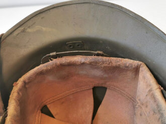 Frankreich, Stahlhelm M26, Originallack, ohne Abzeichen