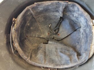 Frankreich, Stahlhelm M26, Originallack, ohne Abzeichen