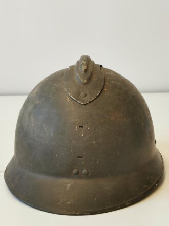 Frankreich, Stahlhelm M26, Originallack, ohne Abzeichen