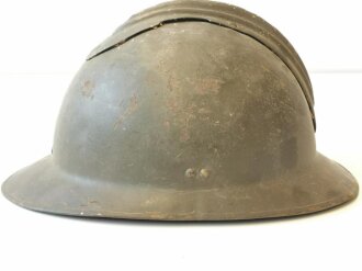 Frankreich, Stahlhelm M26, Originallack, ohne Abzeichen