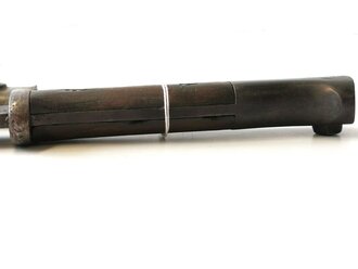 Seitengewehr M84/98 für K98 der Wehrmacht. Nicht nummergleiches Stück Elite Diamant 1937/39, Scheide überlackiert
