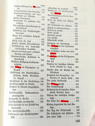 "Der Weg des Dritten Reiches"  Band 3, 1935 Der Kampf um die Freiheit, 165 Seiten, guter Zustand