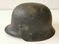 Feuerwehr III.Reich oder kurz nach dem Krieg ?, Stahlhelm Originallack, ungereinigtes Stück