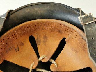 Stahlhelm Luftschutz, Originallack, ungereinigtes Stück