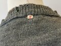 Strickpullover für Angehörige der Wehrmacht. getragenes Stück, Grösse 2