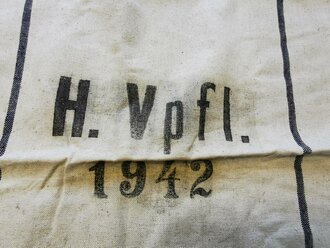 Grosser Sack für Heeresverpflegung datiert 1942, gebrauchtes Stück