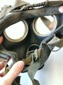 Gasmaske in Dose M38 der Wehrmacht, Ungereinigt