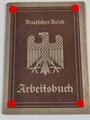 Arbeitsbuch einer Mitarbeiterin im Flugmeldedienst der Leichten Flakabteilung 73 Lohnstelle