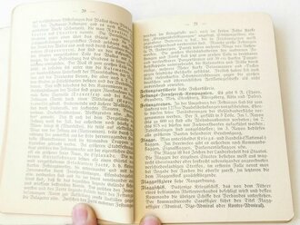 Kleines Kriegslexikon, datiert 1914, 63 Seiten, A6