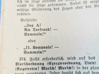 Ausbildungsvorschrift für die Infanterie - Heft 2 - Die Schützenkompanie Teil b, datiert 1936, 42 Seiten, A6