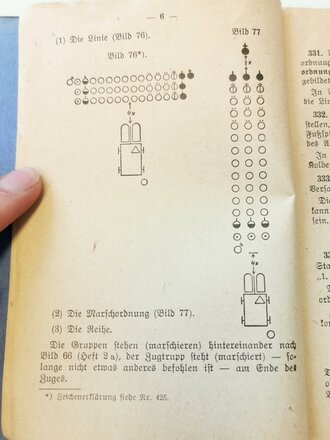 Ausbildungsvorschrift für die Infanterie - Heft 2 - Die Schützenkompanie Teil b, datiert 1936, 42 Seiten, A6