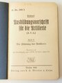 Ausbildungsvorschrift für die Artillerie - Heft 5 - Die Führung der Artillerie , datiert 1941, 159 Seiten, A6