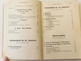 1.Weltkrieg, Die Ausbildung der Jugend-Kompagnien - Unterrichtsbuch, datiert Berlin 1915, 161 Seiten, A6