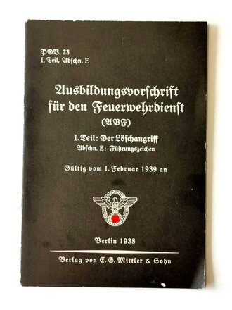 Ausbildungsvorschrift für den Feuerwehrdienst I....