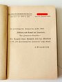 Ausbildungsvorschrift für die Infanterie - Heft 9 - Fürhung und Kampf der infanterie - Das Infanterie Bataillon, datiert 1940, 160 Seiten, A6