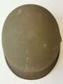 U.S. WWII front seam steel helmet shell, overpainted