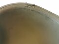 U.S. WWII front seam steel helmet shell, overpainted