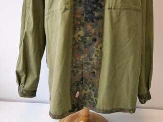 Bundeswehr, Feldbluse flecktarn, gebraucht, Bundeswehr Grösse 15 ( Konfektionsgrösse 45-46)