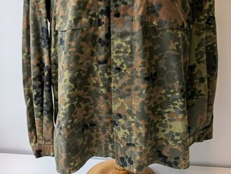 Bundeswehr, Feldbluse flecktarn, gebraucht, Bundeswehr Grösse 15 ( Konfektionsgrösse 45-46)