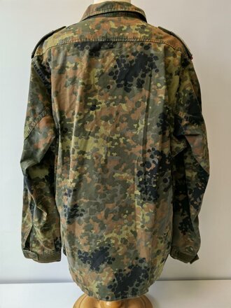 Bundeswehr, Feldbluse flecktarn, gebraucht, Bundeswehr Grösse 15 ( Konfektionsgrösse 45-46)