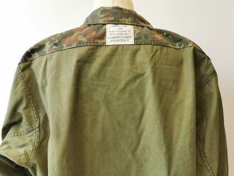 Bundeswehr, Feldbluse flecktarn, gebraucht, Bundeswehr Grösse 19 ( Konfektionsgrösse 45-46, Körpergrösse 195-205)