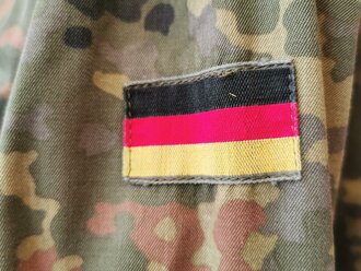 Bundeswehr, Feldbluse flecktarn, gebraucht, Bundeswehr Grösse 19 ( Konfektionsgrösse 45-46, Körpergrösse 195-205)