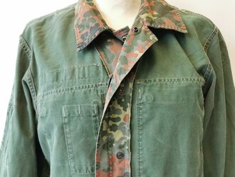 Bundeswehr, Feldbluse flecktarn, gebraucht, Bundeswehr Grösse 8 ( Konfektionsgrösse 41-42)