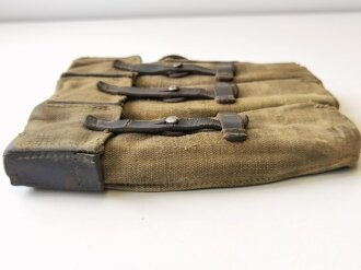 MP43/44 Tasche für 3 Magazine Wehrmacht. Frühes Stück, stark getragen