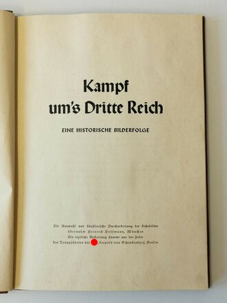 Sammelbilderalbum " Kampf ums Dritte Reich" komplett