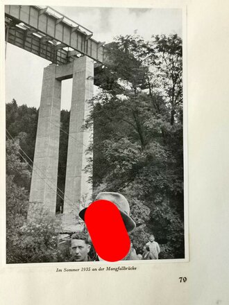 Sammelbilderalbum " Adolf Hitler" komplett, in Schutzumschlag und Umkarton