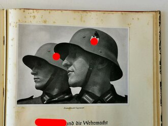 Sammelbilderalbum " Adolf Hitler" komplett, in Schutzumschlag und Umkarton