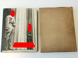 Sammelbilderalbum " Adolf Hitler" komplett, in Schutzumschlag und Umkarton