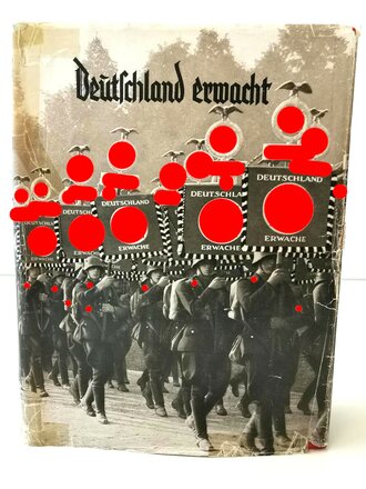 Sammelbilderalbum "Deutschland erwacht" Komplett, in defektem Schutzumschlag