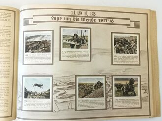 Sammelbilderalbum "Der Weltkrieg" 72 Seiten, komplett