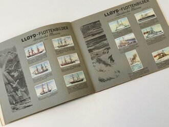 Sammelbilderalbum Lloyd Flottenbilder "Deutsche Marine" komplett