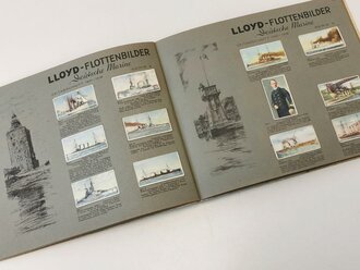 Sammelbilderalbum Lloyd Flottenbilder "Deutsche Marine" komplett