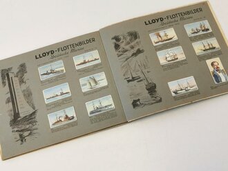 Sammelbilderalbum Lloyd Flottenbilder "Deutsche Marine" komplett