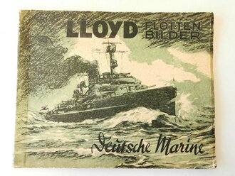 Sammelbilderalbum Lloyd Flottenbilder " Deutsche Marine" komplett