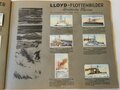 Sammelbilderalbum Lloyd Flottenbilder " Deutsche Marine" komplett